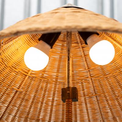 Paavo Tynell Pair of Chinese hat floor lamps model 9602