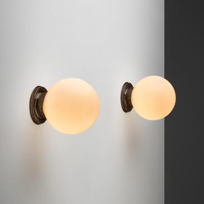Paavo Tynell Pair of Model 2009 Wall Lights by Paavo Tynell for Taito Finland 1930s