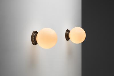 Paavo Tynell Pair of Model 2009 Wall Lights by Paavo Tynell for Taito Finland 1930s