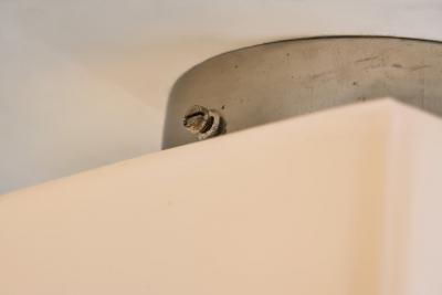 Paavo Tynell Pair of Model 2025 A Ceiling Lamps by Paavo Tynell for Idman Finland ca 1930s