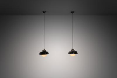 Paavo Tynell Pair of Paavo Tynell Hanging Lamps for Taito Finland ca 1930s