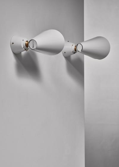 Paavo Tynell Pair of Paavo Tynell model 2351 wall lamps for Idman Finland