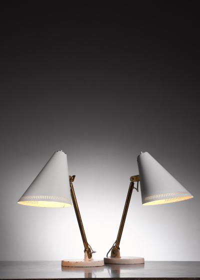 Paavo Tynell Pair of Paavo Tynell table lamps for Taito
