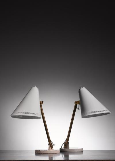 Paavo Tynell Pair of Paavo Tynell table lamps for Taito