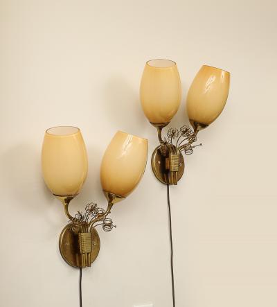 Paavo Tynell Pair of Wall Lights No 9453 by Paavo Tynell