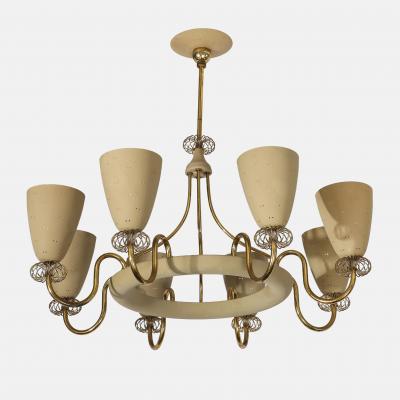 Paavo Tynell Rare Ballerina 8 Light Chandelier by Paavo Tynell
