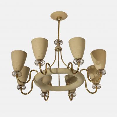 Paavo Tynell Rare Ballerina 8 Light Chandelier by Paavo Tynell
