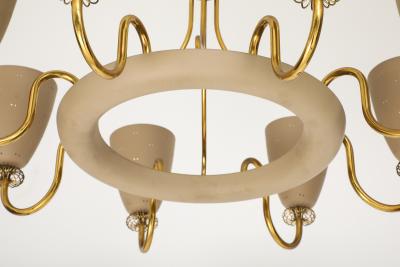 Paavo Tynell Rare Ballerina 8 Light Chandelier by Paavo Tynell