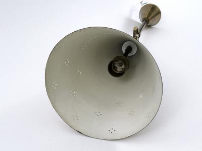Paavo Tynell Rare Elegant Mid Century Modern Perforated Brass Ceiling Lamp Sweden 1950s