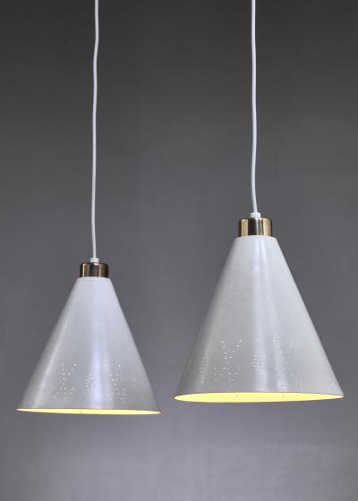 Paavo Tynell Rare Model K2 60 Double Pendant by Paavo Tynell Idman Finland 1950s