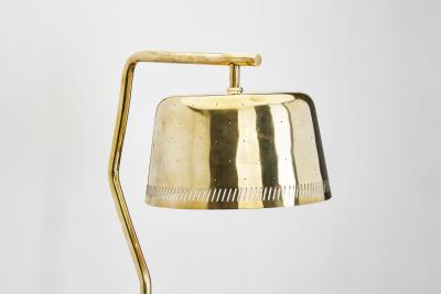 Paavo Tynell Rare Paavo Tynell Brass Perforated Wall Lamp for Taito Oy Finland 1950s