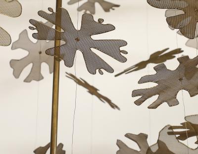 Paavo Tynell Rare Snowflake Ceiling Fixture by Paavo Tynell for Taito Oy