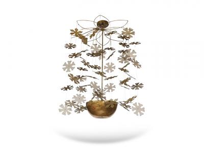 Paavo Tynell Rare Snowflake Ceiling Fixture by Paavo Tynell for Taito Oy