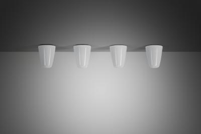 Paavo Tynell Set of Four Paavo Tynell Ceiling Lights for Taito Finland Mid 20th Century
