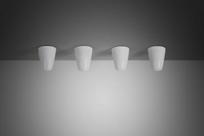 Paavo Tynell Set of Four Paavo Tynell Ceiling Lights for Taito Finland Mid 20th Century