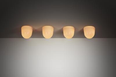 Paavo Tynell Set of Four of Paavo Tynell 80112 Ceiling Lamps for Idman Finland ca 1950s