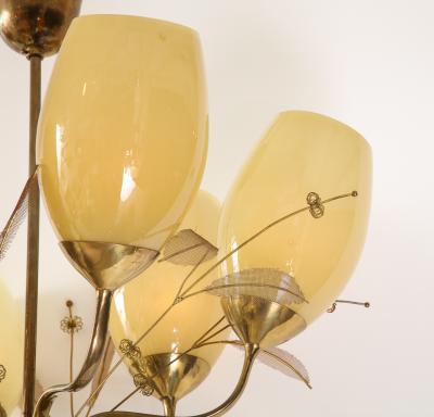 Paavo Tynell Six Light Ceiling Fixture by Paavo Tynell