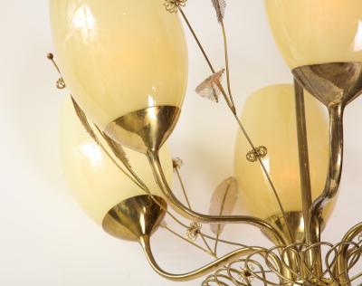 Paavo Tynell Six Light Ceiling Fixture by Paavo Tynell