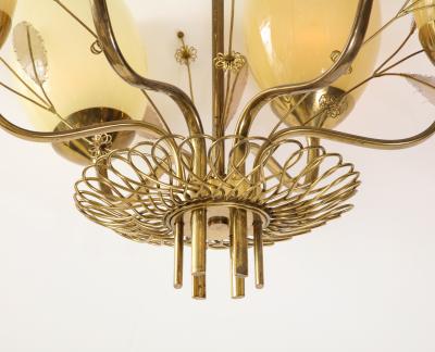 Paavo Tynell Six Light Ceiling Fixture by Paavo Tynell