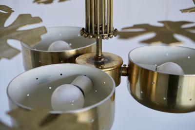 Paavo Tynell Snowflakes Chandelier by Paavo Tynell Lightolier