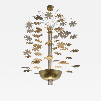 Paavo Tynell Snowflakes chandelier by Paavo Tynell