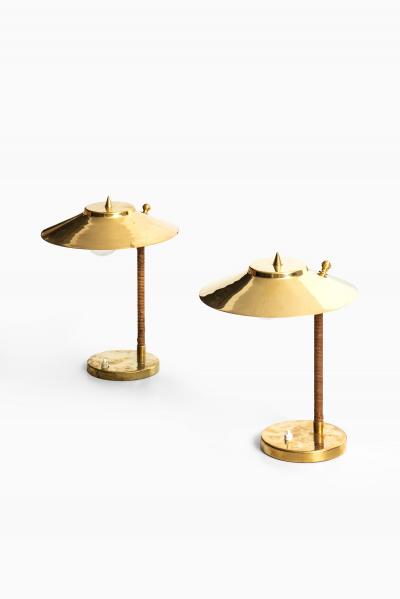 Paavo Tynell Table Lamps Produced by Idman in Finland