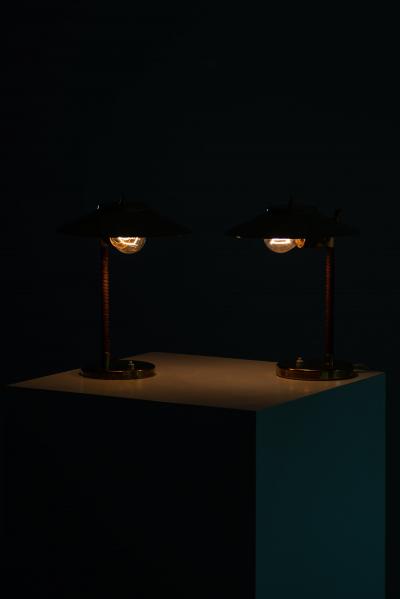 Paavo Tynell Table Lamps Produced by Idman in Finland