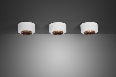 Paavo Tynell Three Model A2 7 Ceiling Lamps by Paavo Tynell for Idman Finland ca 1950s