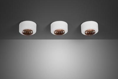 Paavo Tynell Three Model A2 7 Ceiling Lamps by Paavo Tynell for Idman Finland ca 1950s