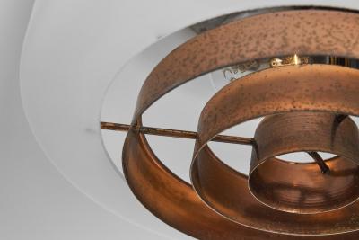 Paavo Tynell Three Model A2 7 Ceiling Lamps by Paavo Tynell for Idman Finland ca 1950s