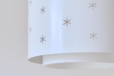 Paavo Tynell White Paavo Tynell Pendant Model K2 10 Idman Finland 1955