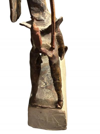 Pablo Picasso BRUTALIST BRONZE DON QUIXOTE AND HORSE ATTRIBUTTED TO PABLO PICASSO