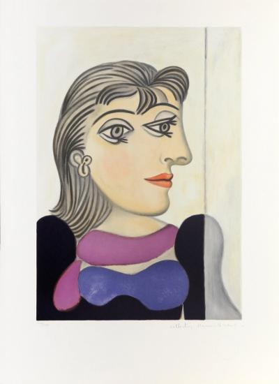Pablo Picasso Buste de Femme Au Foulard Mauve