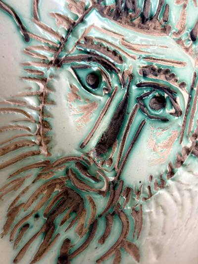 Pablo Picasso Ceramic Bowl Visage de Faune by Pablo Picasso