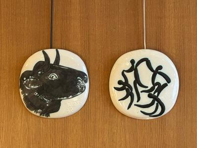 Pablo Picasso Ceramic Plate Madoura Picasso limited edition dapr s Picasso stamped