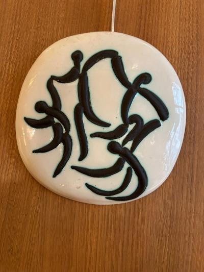 Pablo Picasso Ceramic Plate Madoura Picasso limited edition dapr s Picasso stamped