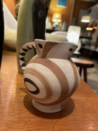 Pablo Picasso Ceramic pitcher Madoura Picasso limited edition dapr s Picasso stamped