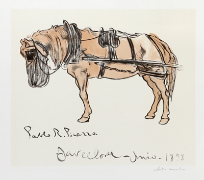 Pablo Picasso Cheval Attele