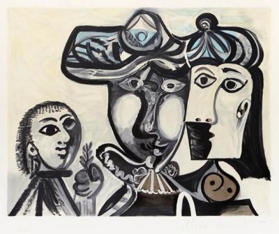 Pablo Picasso Couple et Enfant au Rameau d Olivier