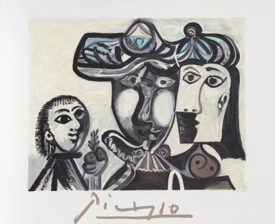 Pablo Picasso Couple et Enfant au Rameau d Olivier