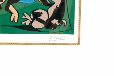Pablo Picasso Dancing Animals Linocut
