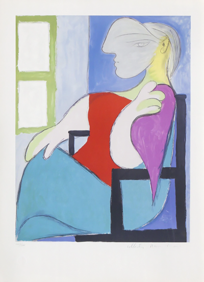 Pablo Picasso Femme Assise Pr s d Une Fen tre Marie Therese Walter 