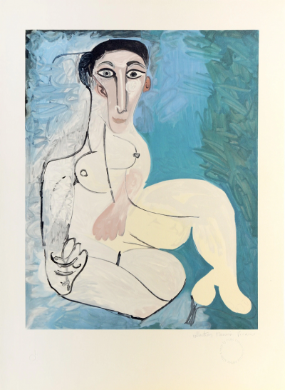 Pablo Picasso Femme Nue Assise dans l Herbe