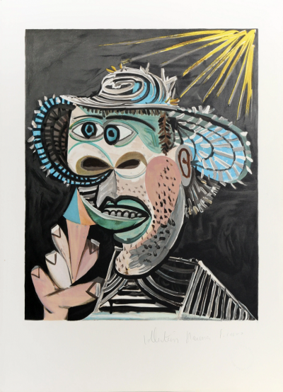 Pablo Picasso Homme au Cornet