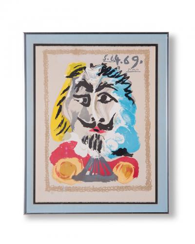 Pablo Picasso Le Mousquetaire Bleu Portraits Imaginaires Limited Edition Print