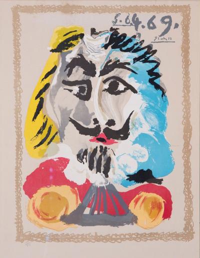 Pablo Picasso Le Mousquetaire Bleu Portraits Imaginaires Limited Edition Print