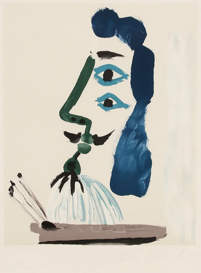 Pablo Picasso Le Peintre et sa Palette