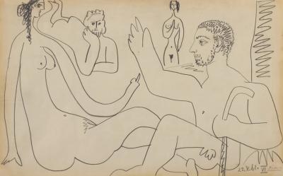 Pablo Picasso Les dejeuners 1961
