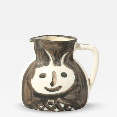 Pablo Picasso Madoura Pottery Glazed Earthenware T tes Pitcher signed Pablo Picasso