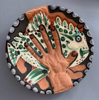 Pablo Picasso Mains au poisson A R 214 